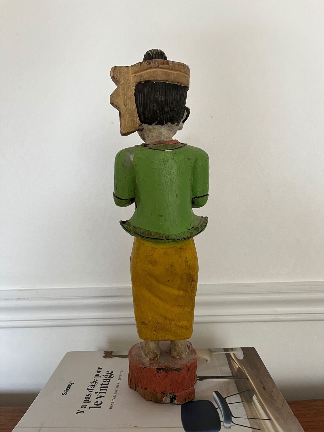 Traditional painted wooden figurine