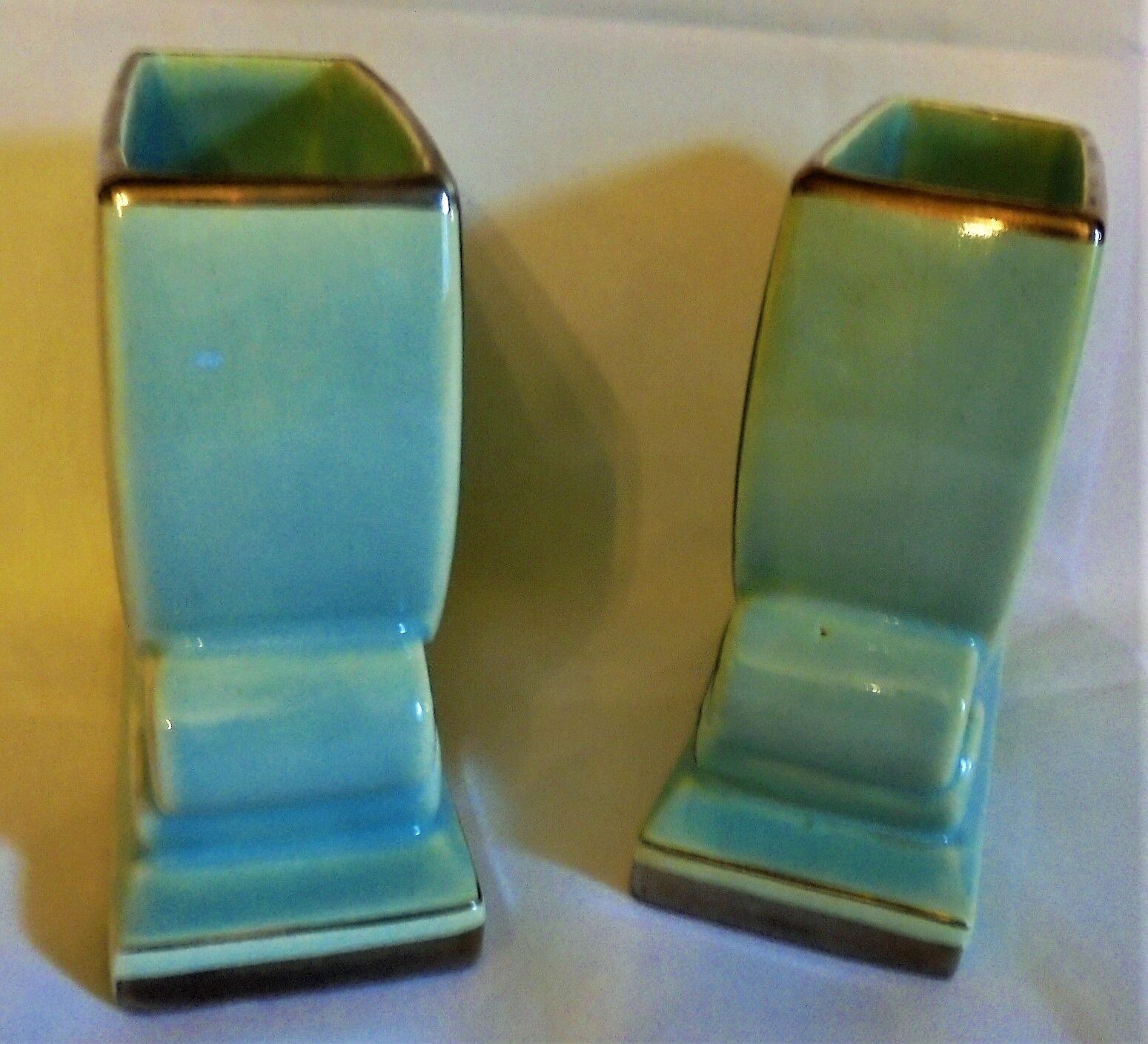 Pair of art deco vases