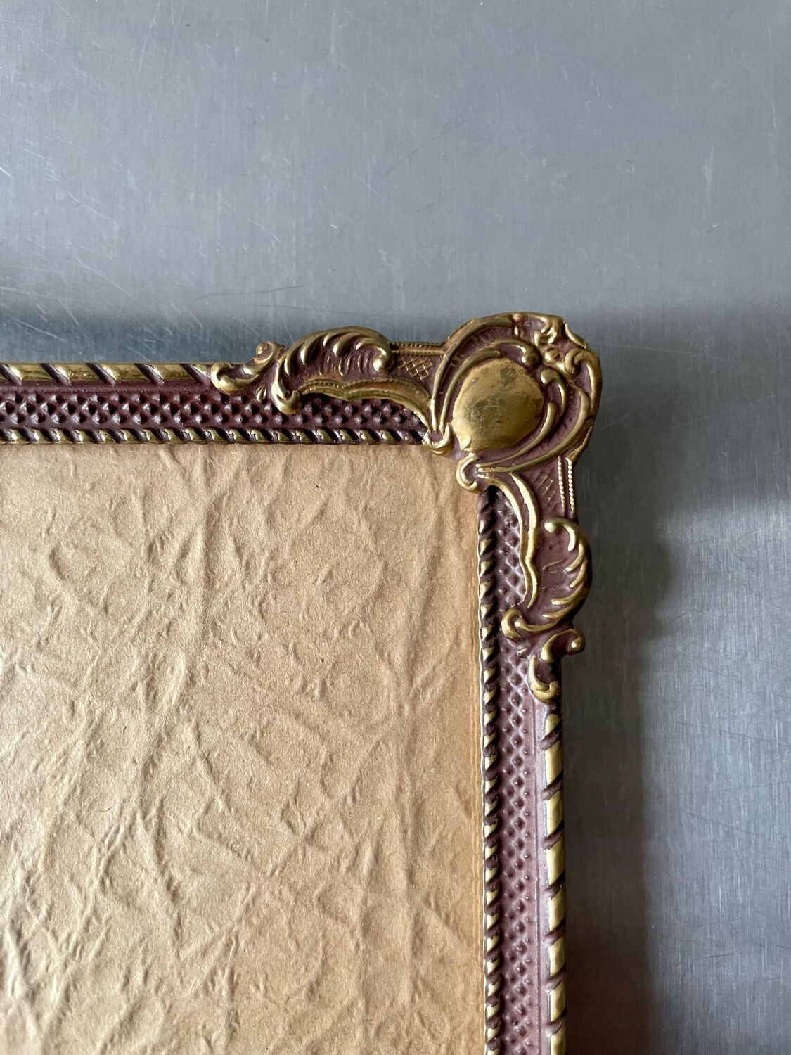 Cadre photo laiton 17,5 cm x 13,5 cm