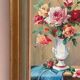 Oil on Canvas – “Still Life with Vase” by R.P. Vintage & Framed 28×40cm
