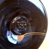 Soliflore vase in marbled glass signed Maure Viel