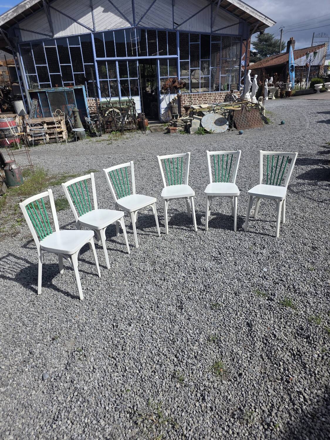 6 Baumann bistro chairs