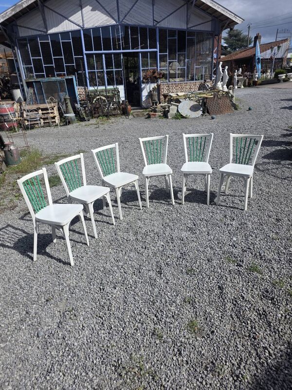 6 chaises bistrot Baumann