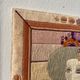 Vintage tapestry portrait of a woman