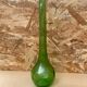 Antique Chianti Dame Jeanne Green Glass Bottle Large Vintage Model
