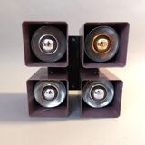 Ceiling lamp raak amsterdam model viervoud vintage, 1970