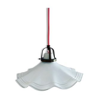Vintage opaline suspension