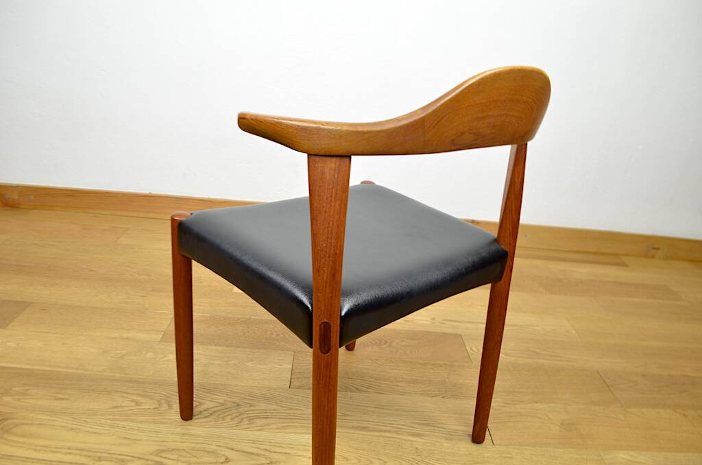 4 chaises danoises en teck par Jacob Hermann pour Randers Mobelfabrik