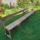 Oak church bench