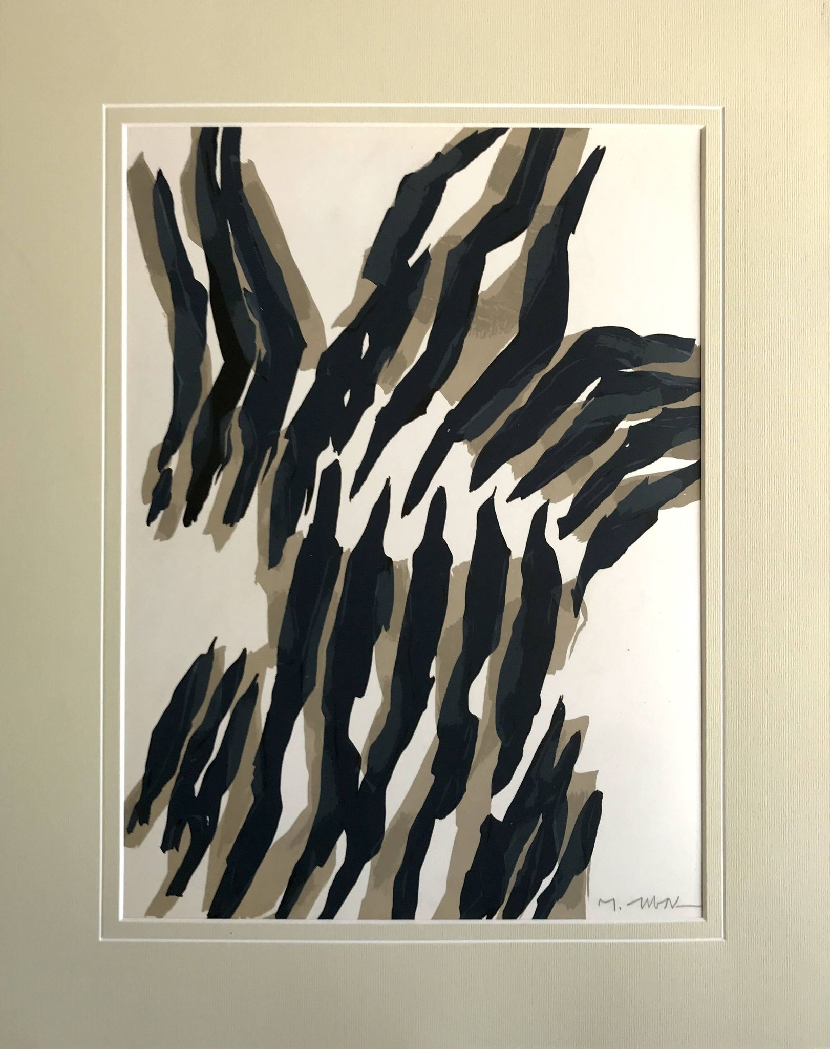 Raoul ubac, torses élémentaires, 1964. lithographie originale