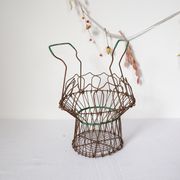 Panier à oeufs vintage