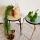 Duo de tabourets métal et assise formica