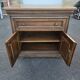 Rotating TV unit in solid oak
