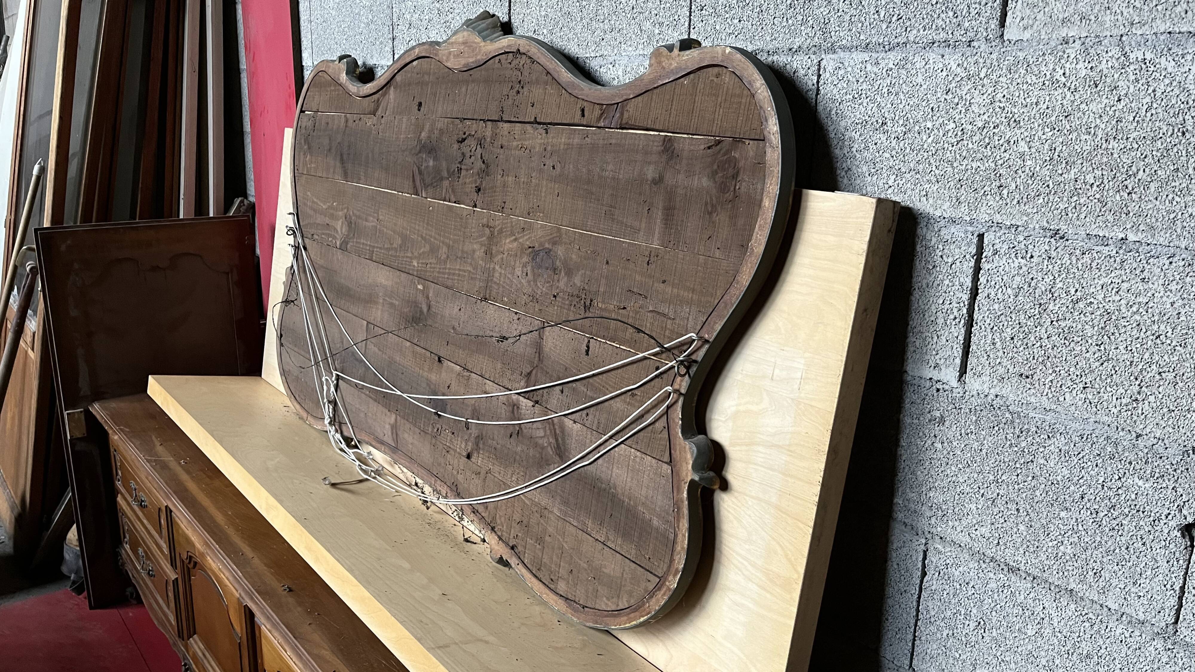 Baroque mirror Louis XV style 170x94x4 cm