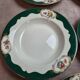 Set of 7 deep plates Digoin Sarreguemines Champagne – Opaque porcelain – Vintage ironstone