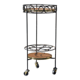 Table desserte range bouteilles