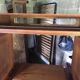 Cherry wood tv stand 1 m50 high by 1m wide