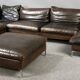 GIGANTESQUE CANAPÉ MODULABLE CUIR 12 PLACES.