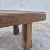 Coffee table signed P. Garnier