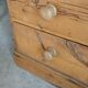 English pine chest of drawers