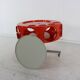 Space age 70s orange syntheric bar on casters