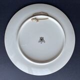 Plate in Gien earthenware