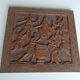 Maurice Sonfack African Tribal Carved Wooden Panel Cameroon