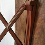 Danish teak scissor wall light circa 1960