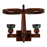 Wall lamp by Guillerme et Chambron for Votre Maison. 1960s