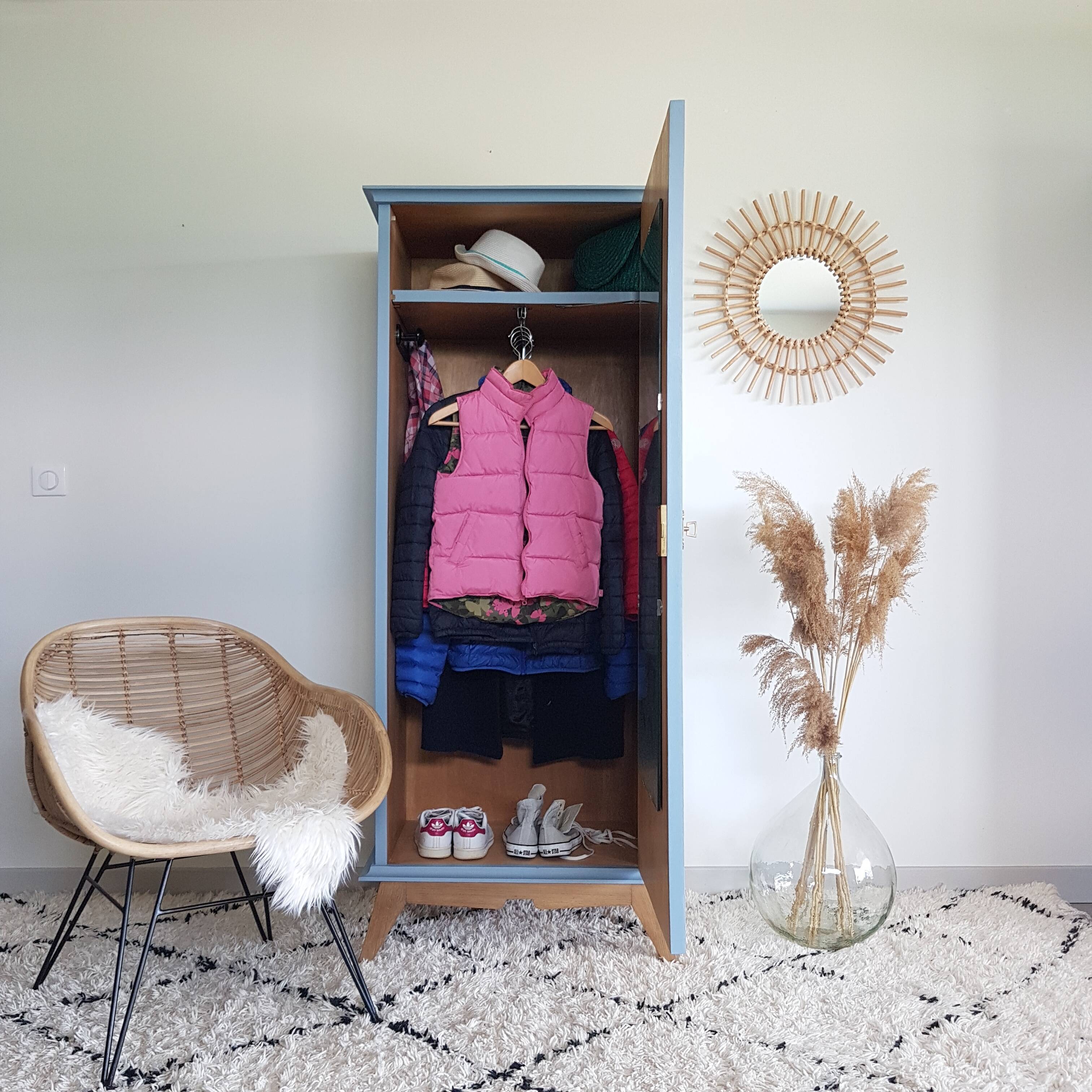 Renovated vintage wardrobe