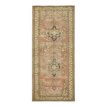Tapis vintage anatolien turc 150 cm x 334 cm