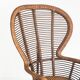 Fauteuil haut vintage en cannage/rotin. France, années 60