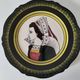 Henriot Quimper Plate – Portrait of a Breton Woman from the Aven Region – Earthenware