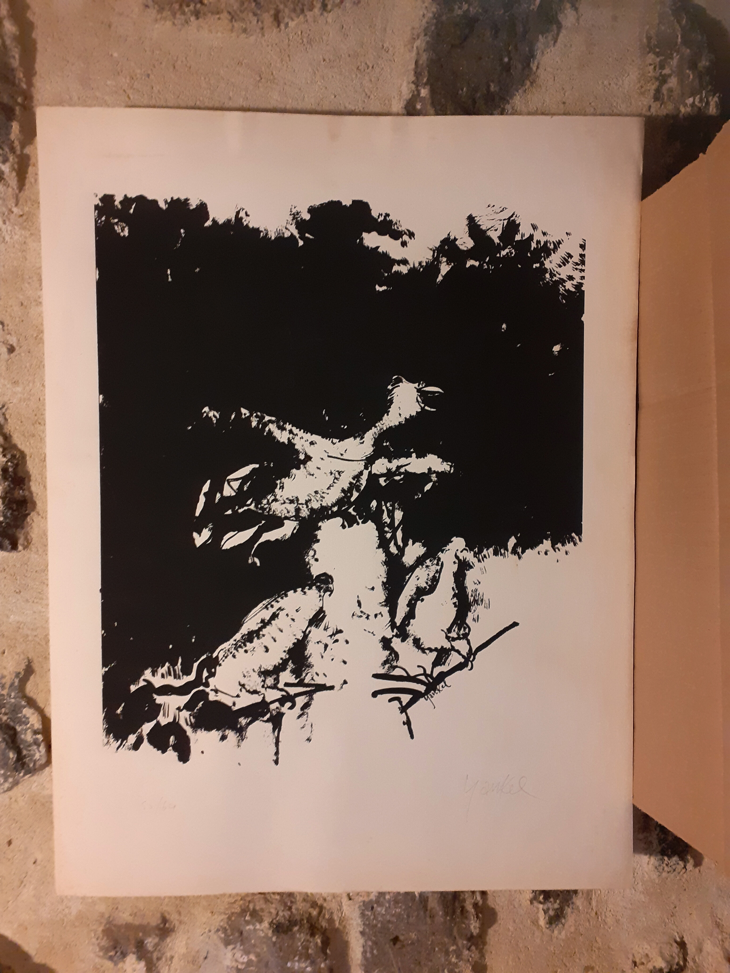 Signed and numbered lithograph by Yankel