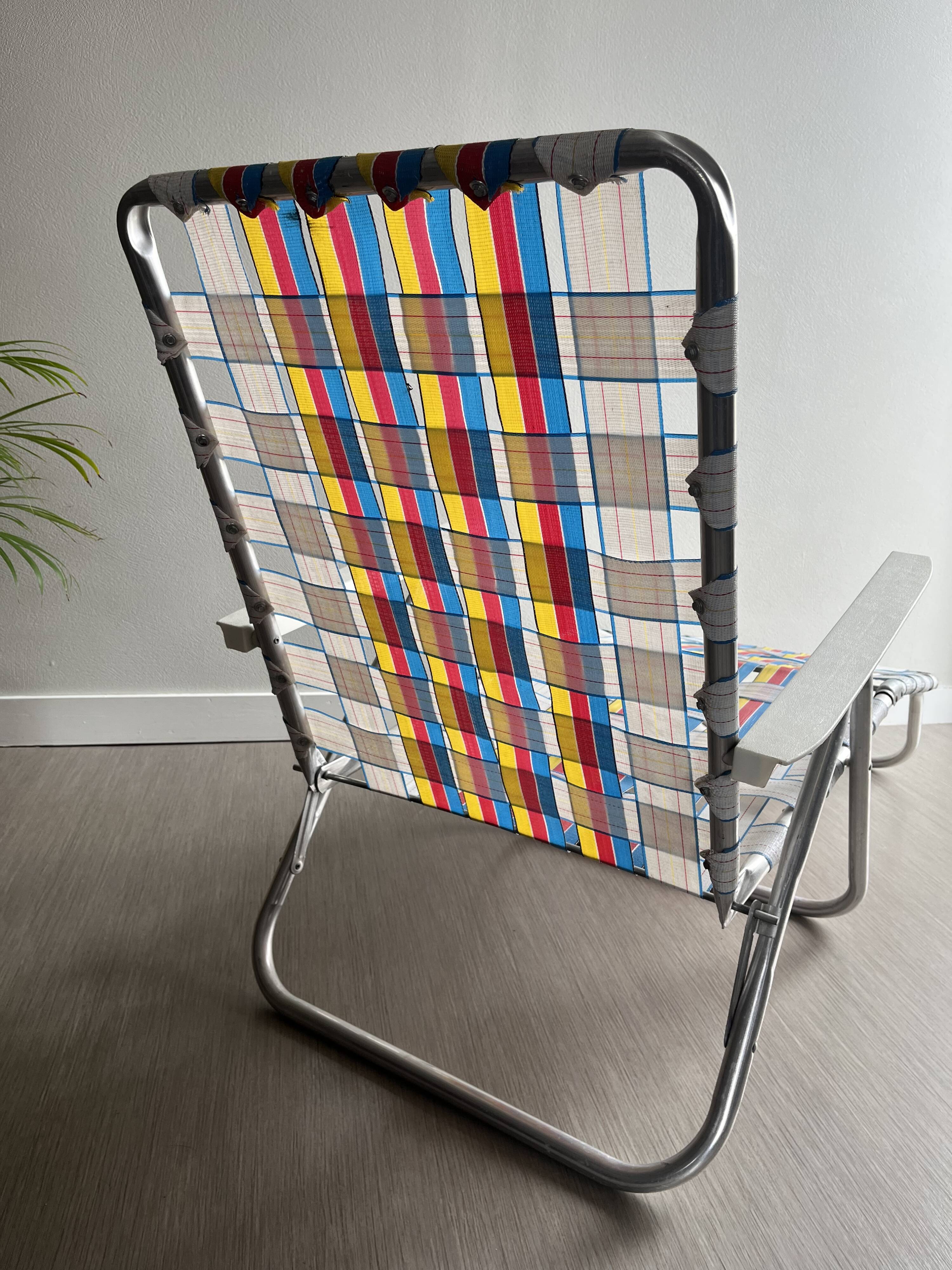 Vintage deckchair