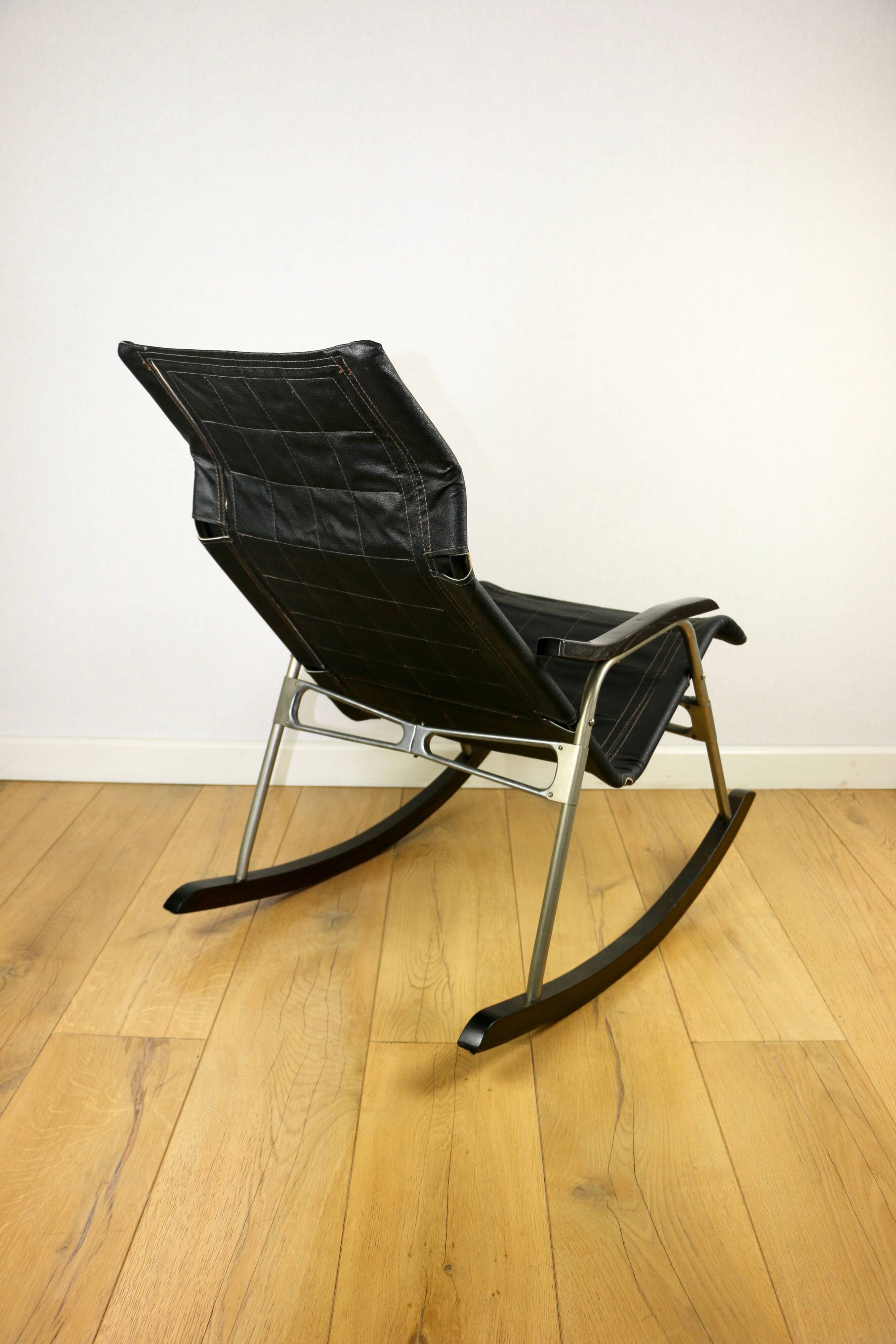 Folding rocking chair Takeshi Nii from the 60s - great condition