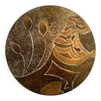 Ceramic plate by Bernard Buffat