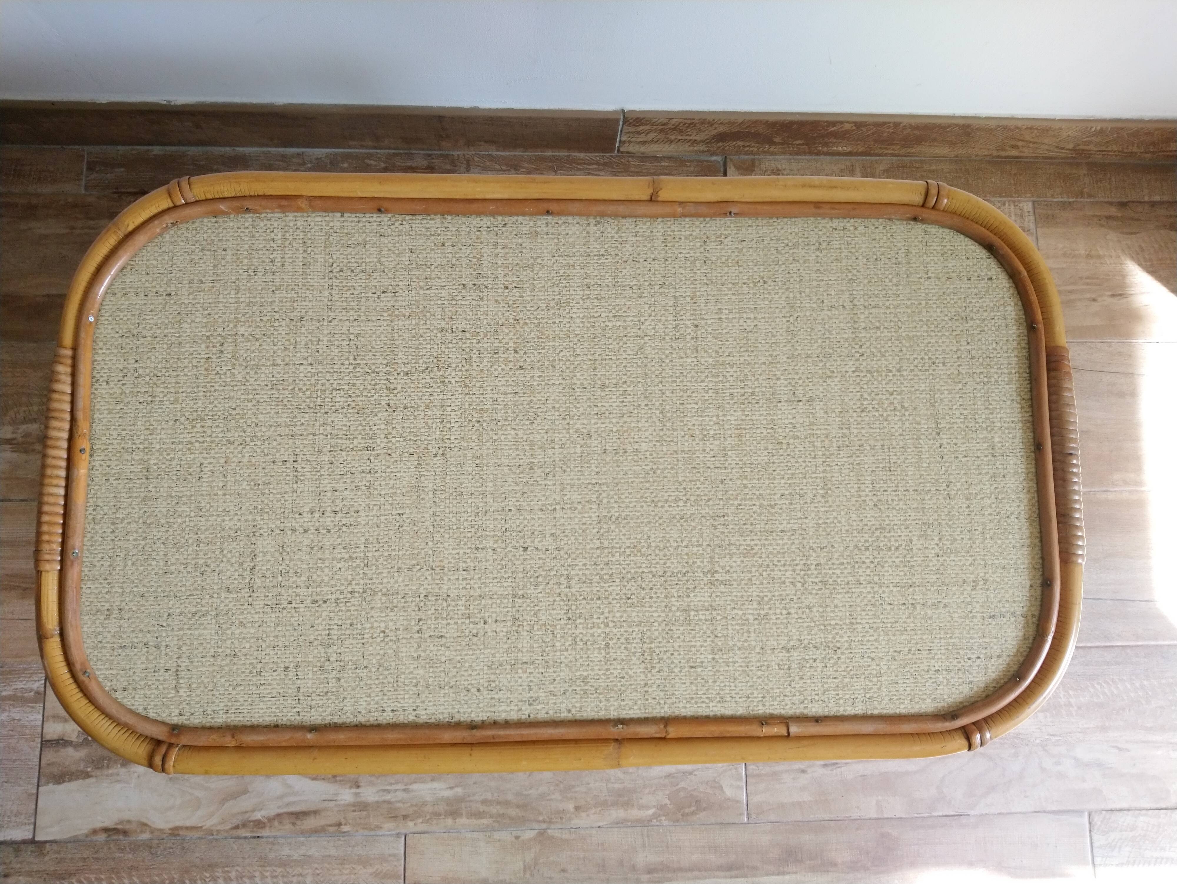 Rattan coffee table