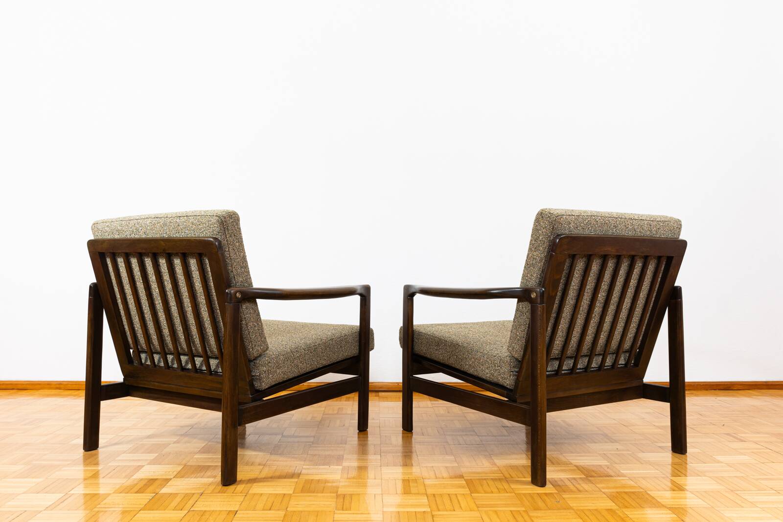 Mid Century Armchairs By Zenon Bączyk, 1960's, Set Of 2