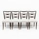 Attributed to Guglielmo Ulrich Mid-Century Dinning Chairs,1940s,Set of four