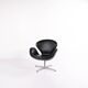 Armchair - The Swan - Model 3320 - Brown leather - Arne Jacobsen - Fritz Hansen - 2007
