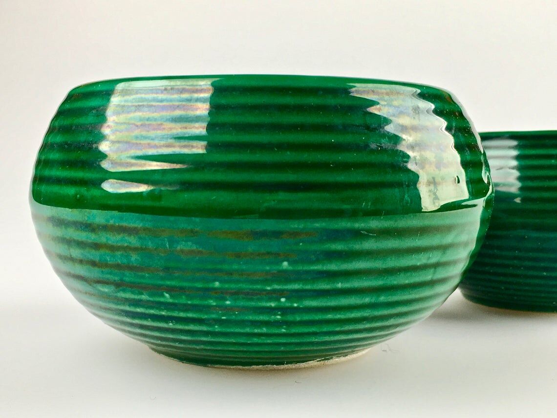 Pair of 1930s ceramic nesting bowls