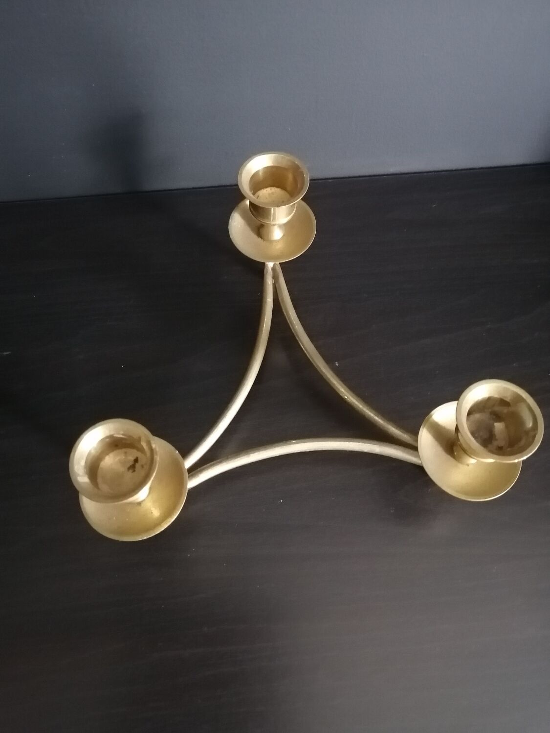 Brass candle holder