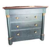 Commode vintage style empire rénovée