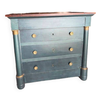 Vintage empire style chest of drawers renovated