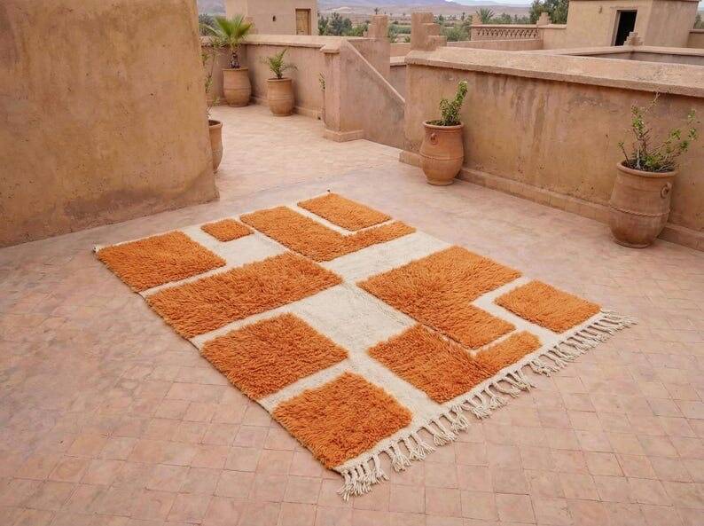 Traditional handmade Berber rug 200x300 cm