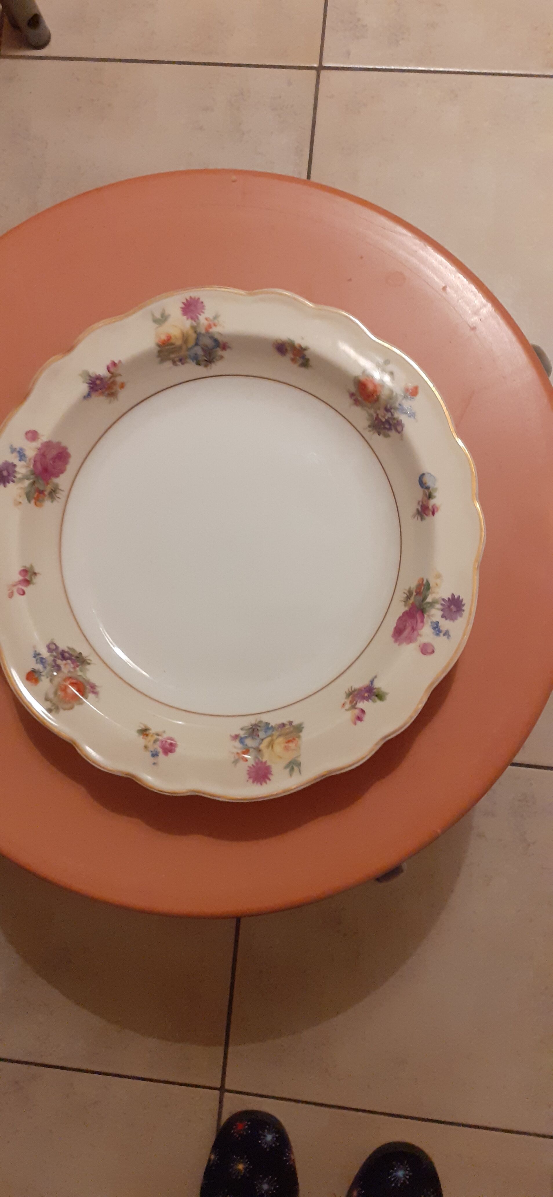 12 plates dessert Limoges 40s brand Ulim