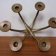 Brutalist Bronze Candleholder by Michael Harjes, 1960s