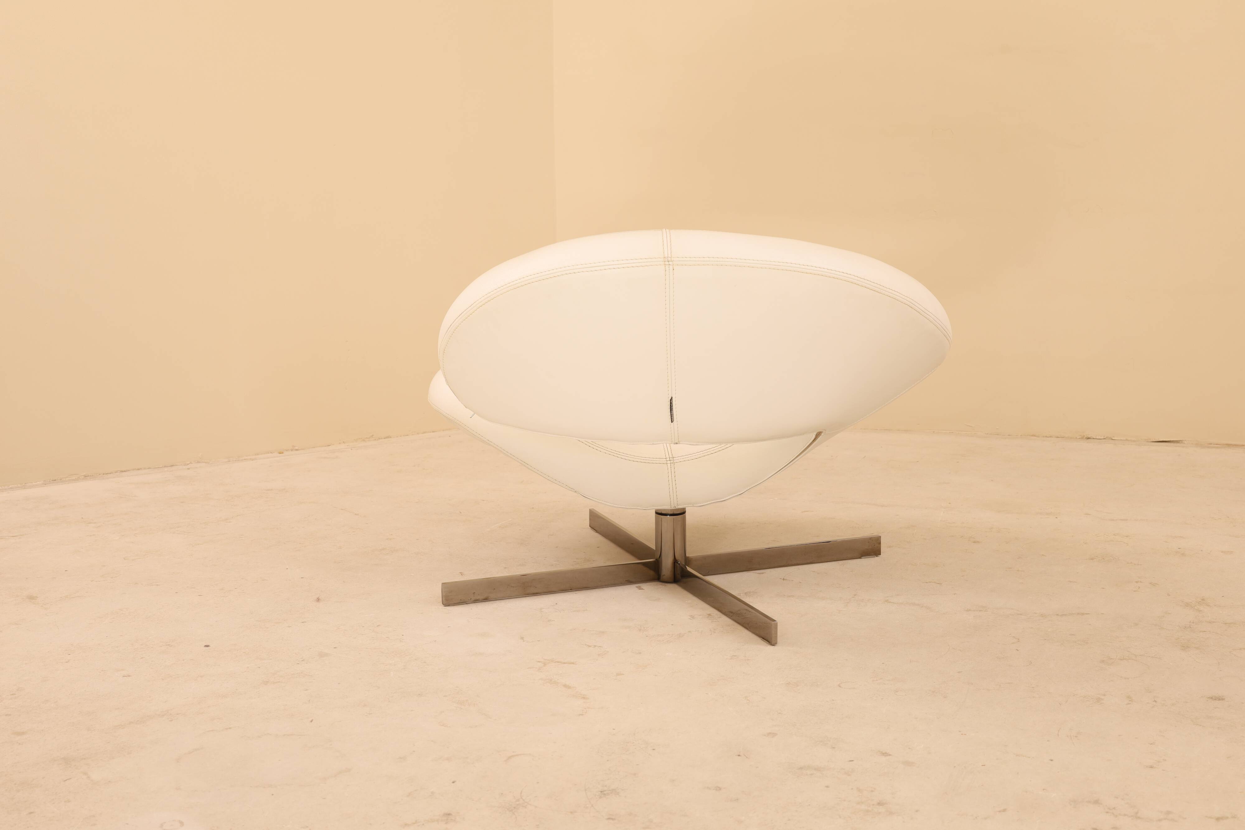 Nuage leather armchair, Roche Bobois, France, 1990s