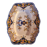 Large Desvres earthenware dish